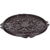 Упаковка для торта [дно] d245хh16[d224хh11] мм, коричн., ПС, 132 шт/кор "Комус" 132 шт/упак РОССИЯ Т-022 ДШ