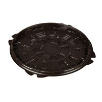 Дно для торта, круглое, внешн. d 267мм, внутр. d 224мм, коричневое, шипы, ПС