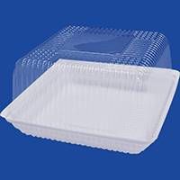 Упаковка для торта [дно] 205х205х37[164х164х32] мм, бел., ПС, 175 шт/кор "Комус" 175 шт/упак РОССИЯ Т-160Д (Т)