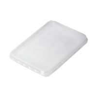 Крышка прямоугольная, 186x132х7мм, полупрозрачная ПП