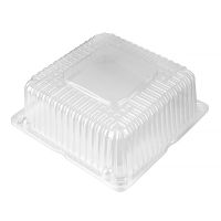 Упаковка для торта [крышка] 240х240х109[210х210х97] мм, прозр., ОПС, 280 шт/кор "Протэк" РОССИЯ ИП-211 Кр