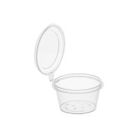 Соусник 30 мл, d51хh32 мм, неразъем. крышка, прозр., ПП, 80 шт/упак "Aerosnab" 1 920 шт/кор РОССИЯ 1236П