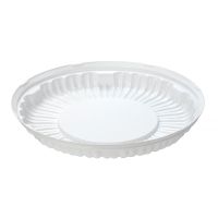 Упаковка для торта [дно] d245хh24[d208хh14] мм, бел., ПС, 250 шт/кор "Комус" 250 шт/упак РОССИЯ Т-195Д (Т)