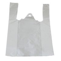 Пакет "майка" 25+12х45см,  ПНД, белая, 10мкм 