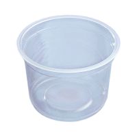 Контейнер под запайку 250 мл, 1-секц. d95х h64 мм, прозр., ПП, 50 шт/упак 1 000 шт/кор РОССИЯ Контейнер 95.250 прозр.