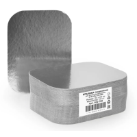 Крышка для формы алюм. 256х183 мм, карт. фольг. 100 шт/упак 500 шт/кор РОССИЯ 402-799