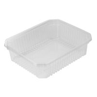 Контейнер 950 мл 1-секц. 180х135х55 мм, без крышки, прозр., ОПС, 200 шт/кор "Комус" 200 шт/упак РОССИЯ КМ-950пр.