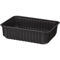 Контейнер прямоугольный 179х132х46мм, 750 мл, черный