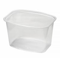 Контейнер 750 мл 1-секц. 138х102х87 мм, без крышки, прозр., ПП, 100 шт/упак "Upax-Unity" 1 000 шт/кор РОССИЯ 138-750