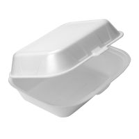 Ланч-бокс 1-секц. 247х208х63 мм, бел., ВПС, 130 шт/кор 130 шт/упак РОССИЯ ЛСП 24206 1