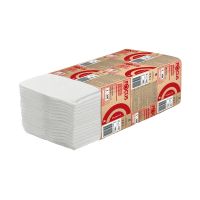 Полотенца бумажные для диспенсеров 240х215 мм 2-сл. Z-сложен., бел., 200 лист/упак "Focus" Premium 20 упак/кор РОССИЯ 5083802