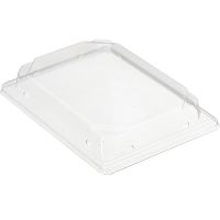 Крышка к контейнеру для суши 182х127х29 мм, прозр., ОПС, 420 шт/кор "Комус" 420 шт/упак РОССИЯ С-19 (Т) К