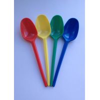 Ложка одноразовая 165 мм, красн., ПС, 100 шт/упак 2 000 шт/кор РОССИЯ