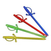 Пика 70 мм, диз. "Шпага", цвет в ассорт., ПС, 30 шт/упак 50 упак/кор РОССИЯ