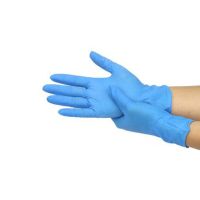 Перчатки нитриловые, р-р M, неопудрен., голуб., 50 пар/упак 10 упак/кор КИТАЙ