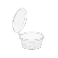 Соусник 50 мл, d63хh32 мм, неразъем. крышка, прозр., ПП, 80 шт/упак "Aerosnab" 1 200 шт/кор РОССИЯ 1246П