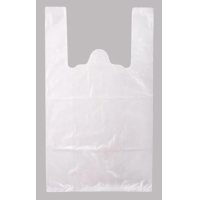 Пакет "Майка" [250+120]х450 мм 10 мкм, бел., ПНД, 100 шт/упак 20 упак/кор РОССИЯ 105265