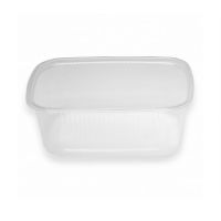 Контейнер 200 мл, прямоугольный, 108х82х38 мм, полупрозрачный