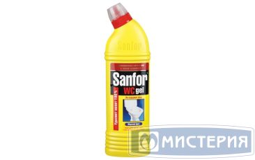 Средство для очистки сантехники "Sanfor" WC Gel, Морской бриз, изогнутое горло, 750 мл 15 шт/кор РОССИЯ 29734
