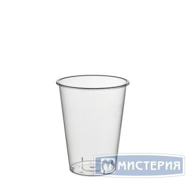 Стакан одноразовый 375 мл, дизайн "Bubble Cup", прозрачный, полипропилен, 25 штук в упаковке 500 штук в коробке