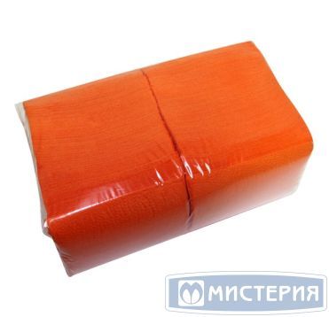 Салфетки 240х240 мм 1-сл., оранж,, бум., 400 шт/упак 18 упак/кор РОССИЯ