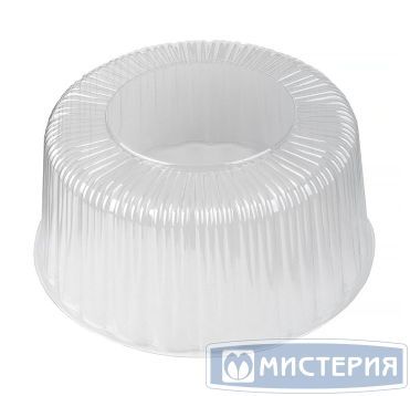 Упаковка для торта [крышка] d222хh129[d208хh114] мм, прозр., ОПС, 250 шт/кор "Комус" 250 шт/упак РОССИЯ Т-195К