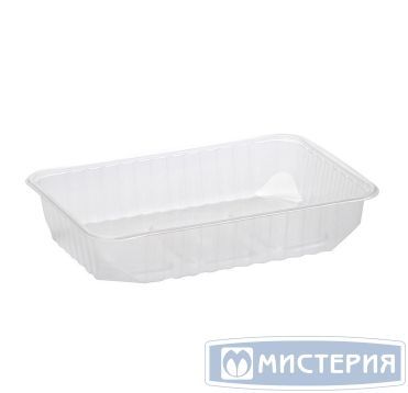 Контейнер прямоугольный 186х132х37мм, 500 мл, полупрозрачный 