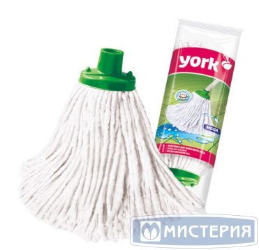 Моп веревочный XXL, бел., х/б "York" 32 шт/кор БЕЛАРУСЬ 073000