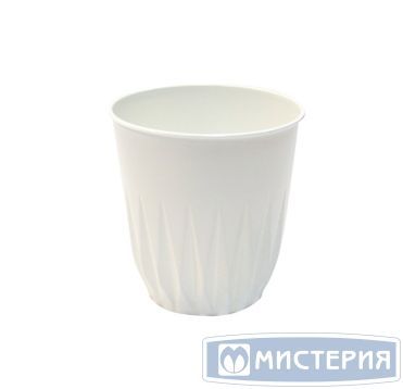 Стакан одноразовый 200 мл, дизайн "Баккара", белый, ПС, 25 штук в упаковке 500 штук в коробке