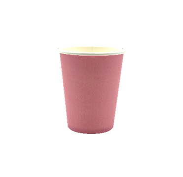 Стакан бумажный 350 мл 1 сл., d90 мм, роз., карт., 50 шт/упак 1 000 шт/кор РОССИЯ