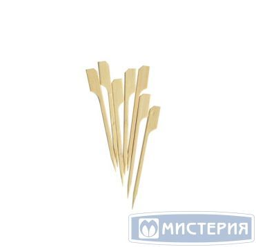 Пика 90 мм, диз. "Гольф", беж., бамбук, 100 шт/упак 40 упак/кор КИТАЙ 440-707