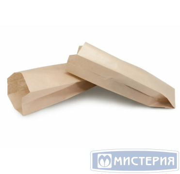 Пакет пищевой [140+60]х250 мм без руч., без окна, крафт, бум., 1200 шт/кор 1 200 шт/упак РОССИЯ VD-30-40-140625