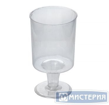 Рюмка 100 мл, прозр., ПС, 12 шт/упак "МИСТЕРИЯ" 288 шт/кор РОССИЯ 00-00000308