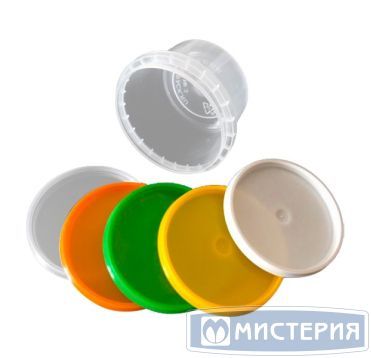 Контейнер для пресервов 100 мл, d69хh44 мм, форма "Банка", без контр. замка, крышка в компл., прозр., ПП, 900 шт/кор 900 шт/упак РОССИЯ