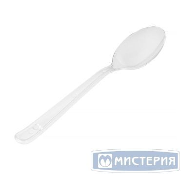 Ложка одноразовая Кристалл 180 мм, прозр., ПС, 50 шт/упак 1 500 шт/кор РОССИЯ