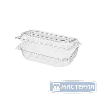 Упаковка квадрат 121х119х45мм, 0,2кг, прозрачная, (135066) ОПС