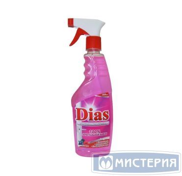 Средство для мытья стекол и зеркал "Dias" Berries, триггер, 500 мл 15 шт/кор РОССИЯ