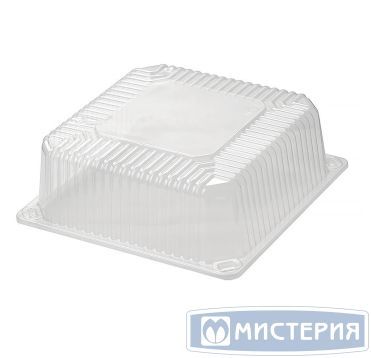 Упаковка для торта [крышка] 238х238х81[220х220х70] мм, прозр., ОПС, 270 шт/кор "Комус" 270 шт/упак РОССИЯ Т-214К