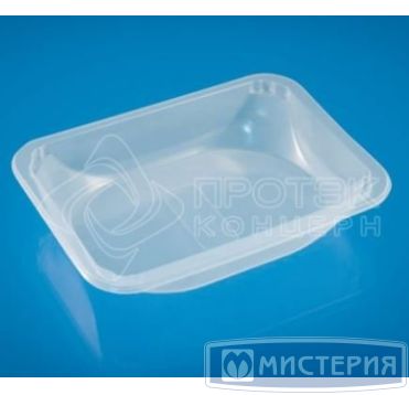 Контейнер под запайку 550 мл, 1-секц. 187х137х36 мм, прозр. ПП, 504 шт/кор "Протэк" 504 шт/упак РОССИЯ ПР-Л-187х137х36 О (RM) (РР)