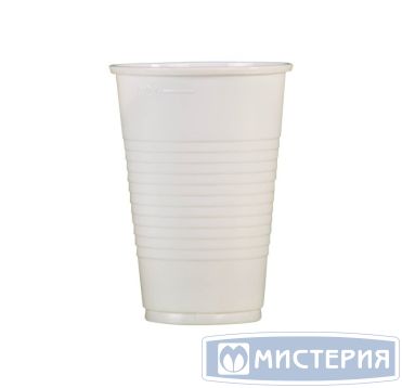 Одноразовый стакан для холодного и горячего, 0.2л, белый, супер эконом, ПП