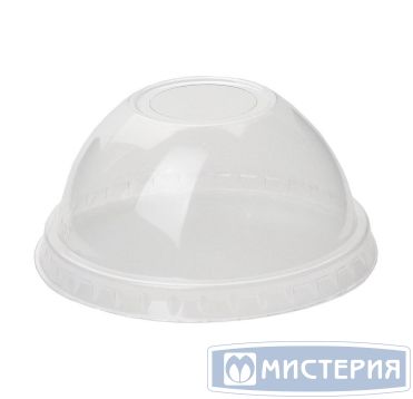 Крышка для стакана d78 мм куполообразная без отверстия, прозр., ПЭТ, 50 шт/упак 1 250 шт/кор ГЕРМАНИЯ 577830.500/510