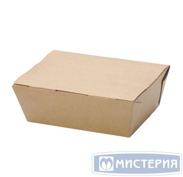 Ланч-бокс 1-секц. 150х115х50 мм, крафт, карт., 25 шт/упак "OSQ" 500 шт/кор РОССИЯ OSQ LUNCH 600