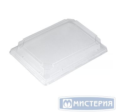 Крышка к контейнеру для суши 188х133х32 мм, прозр., ПЭТ, 420 шт/кор "ПолиЭр" 420 шт/упак РОССИЯ Сп-19К суши