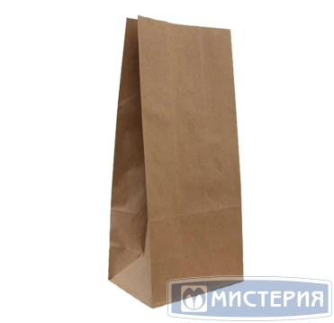 Пакет на вынос [120+80]х330 мм S без ручек, крафт, бум., 700 шт/кор 700 шт/упак РОССИЯ PD-01-50-120833