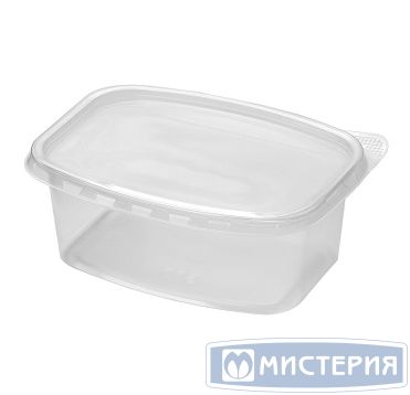 Контейнер прямоугольный 138х102х56мм, 500 мл, полупрозрачный 