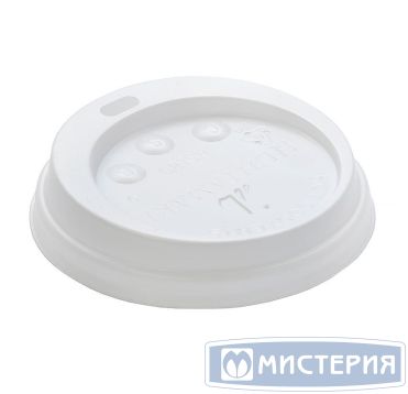 Крышка для стаканов, d 80 мм, белого цвета, TL80, полистирол