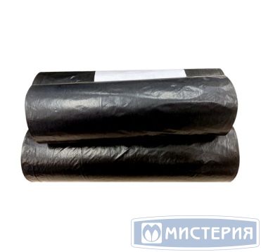 Мешок для мусора 120 л, Стандартный, черн., ПВД, 10 шт/рул 12 рул/кор РОССИЯ