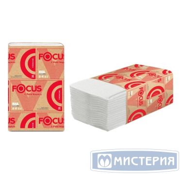 Салфетки для диспенсеров 2-сл. 230х168 мм, бел., 200 шт/упак "Focus" Premium 15 упак/кор РОССИЯ 50202899/5083738