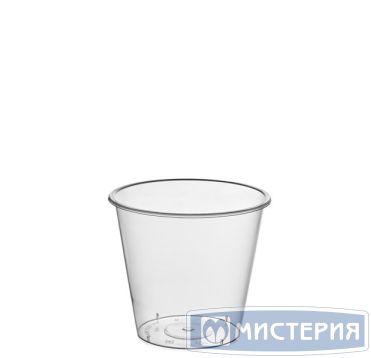 Стакан одноразовый 300 мл, диз. "Bubble Cup", прозр., глянцевый, ПП, 50 шт/упак 500 шт/кор РОССИЯ 1023ГП