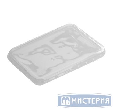 Крышка прямоугольная, 186x132х7мм, полупрозрачная ПП